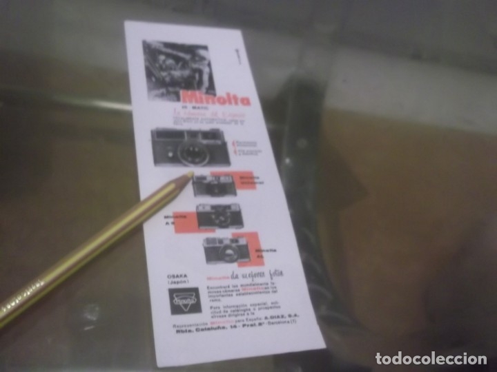 Otros Art&iacute;culos de Coleccionismo en Papel: RECORTE PUBLI.A&Ntilde;O 1959-CAMARA DE FOTOS MINOLTA(OSAKA-JAP&Oacute;N) A.DIAZ,S.A-BARCELONA