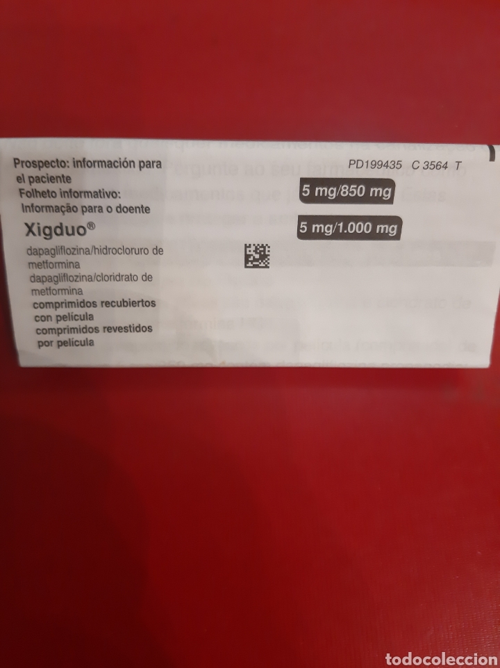 Paper Collecting Others: Medicamento Xigduo prospecto 5 mg comprimidos