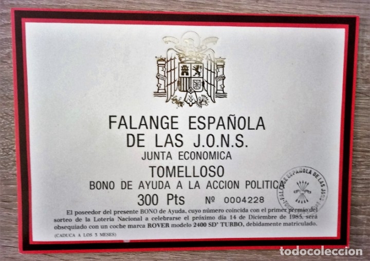 Otros art&iacute;culos de coleccionismo en papel: Bono Divisi&ograve;n Azul - Foto 4