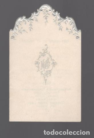 Outros artigos de papel: MEN&Uacute;: Dejeuner du 21 octobre 1897. Marguery - Paris. Troquelado
