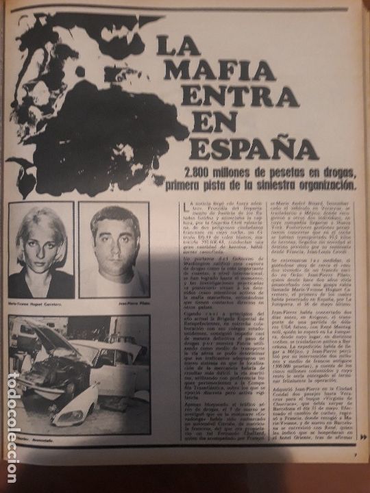 Outros artigos de papel: LA MAFIA ENTRA EN ESPA&Ntilde;A - POR  GIUSEPPE FAVA  - CAPITULO 1    DE REVISTA DEL A&Ntilde;O 1971