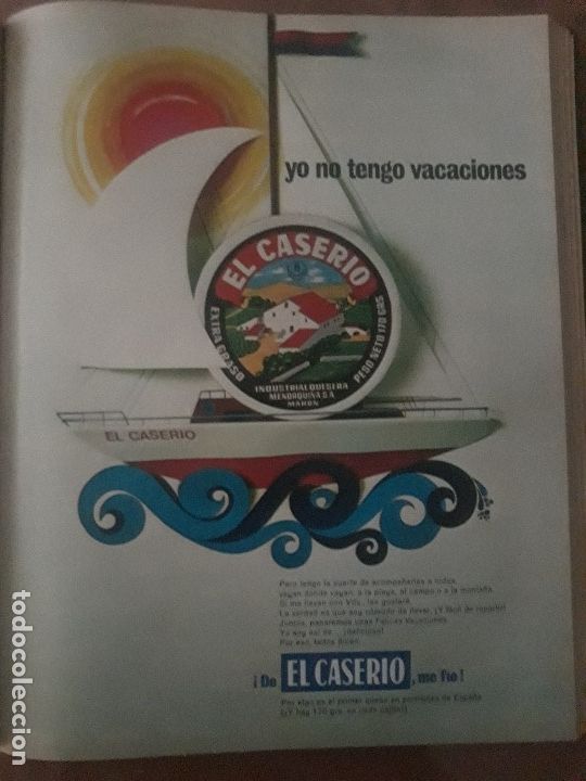 Outros artigos de papel: PUBLICIDAD   EL CASERIO  -  - A&Ntilde;O 1971  - 33 X 25 CM  APROX