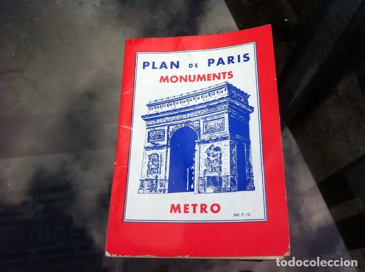 Collectionnisme Papier divers: PLAN DE PARIS MONUMENTS.  METRO