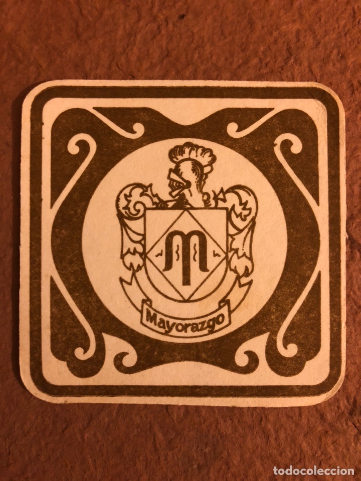 Outros artigos de papel: RESTAURANTE MAYORAZGO (MADRID). ANTIGUO POSAVASOS DE PAPEL. 9,6 x 9,6 Cms.