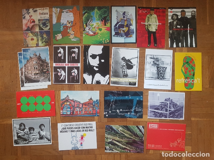 Otros art&iacute;culos de coleccionismo en papel: LOTE FLYERS POSTALES A&Ntilde;OS 90 EXPOSICIONES ARTE FOTOGRAFIA PERFORMANCE
