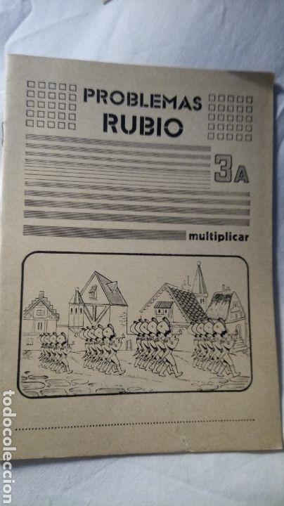 Otros art&iacute;culos de coleccionismo en papel: Cuadernillo problemas Rubio 3A - Foto 1