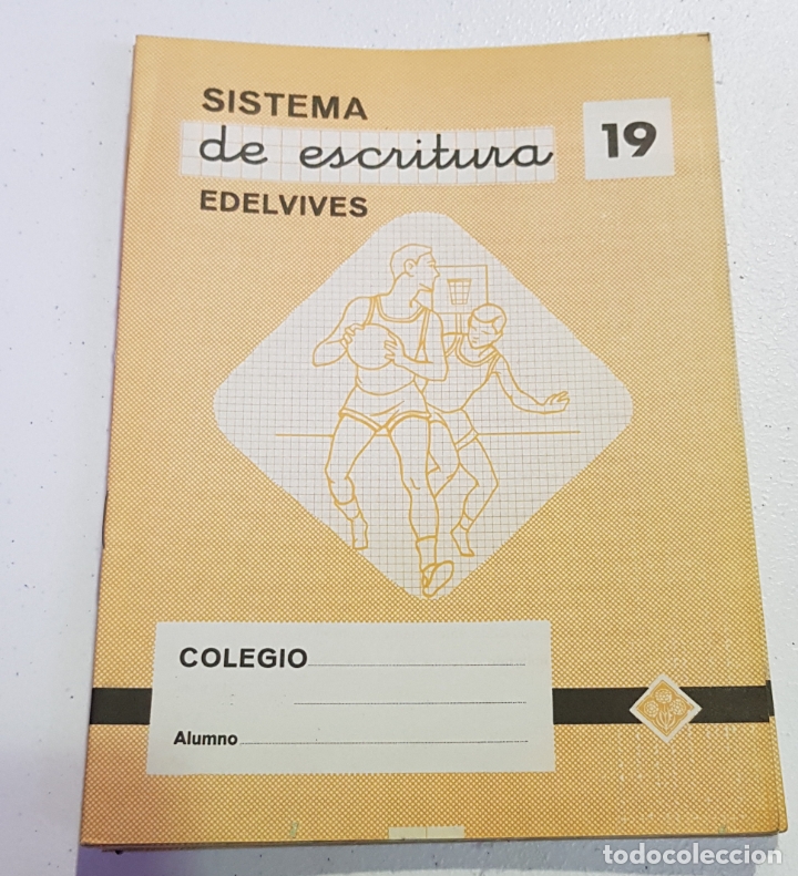 Otros Art&iacute;culos de Coleccionismo en Papel: Cuaderno - sistema de escritura - edelvives - 19 - tdkc37