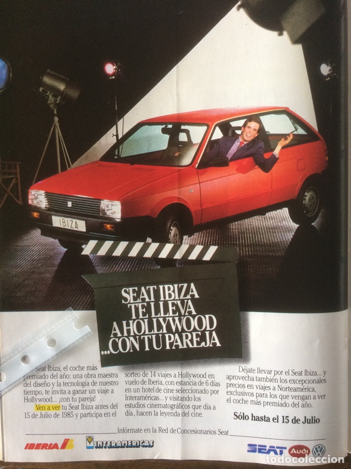 Paper Collecting Others: Publicidad autom&oacute;vil Seat Ibiza de 1985