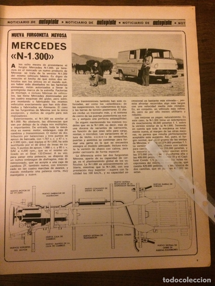 Paper Collecting Others: Reportaje furgoneta mercedes n-1300 mevosa de 1976