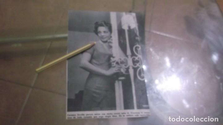 Otros Art&iacute;culos de Coleccionismo en Papel: RECORTE A&Ntilde;O 1959 - LA ACTRIZ-CANTANTE ESPA&Ntilde;OLA CARMEN SEVILLA ,ES LA SOLTERA M&Aacute;S APETECIBLE