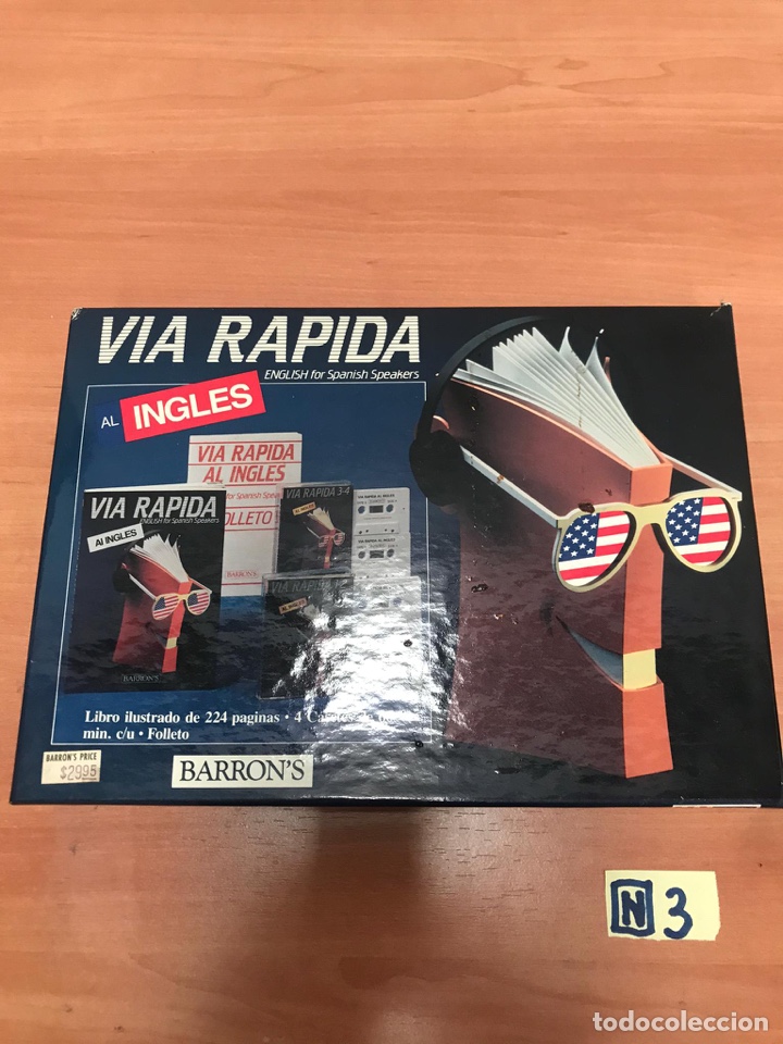 Otros art&iacute;culos de coleccionismo en papel: V&iacute;a r&aacute;pida curso ingl&eacute;s - Foto 1