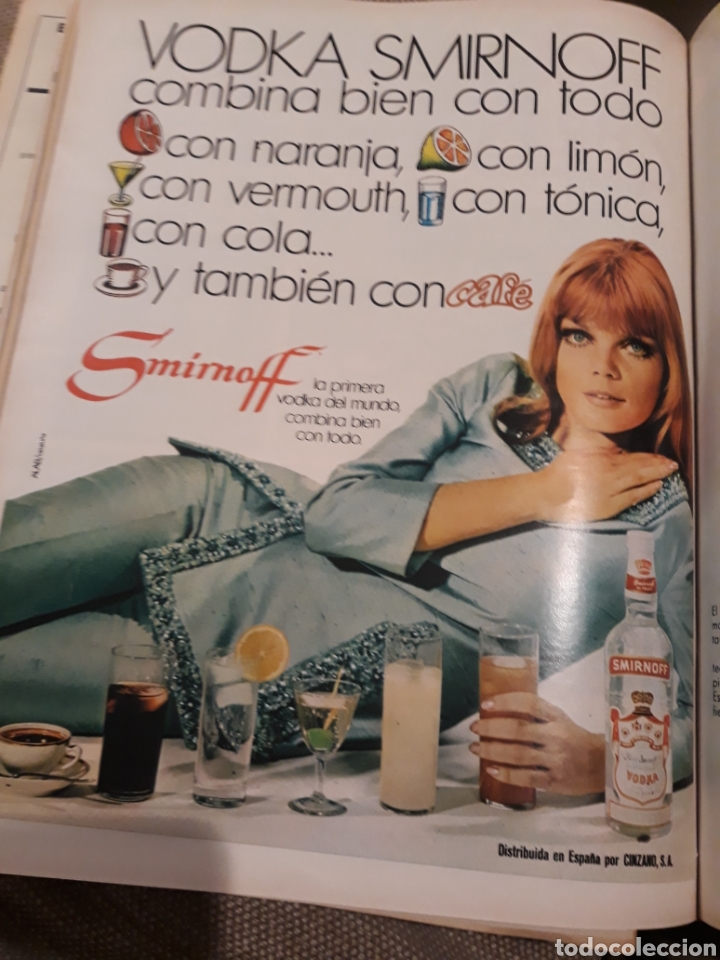 Otros art&iacute;culos de coleccionismo en papel: PUBLICIDAD DE VODKA SMIRNOFF - A&Ntilde;O 1971 33 X 25 CM