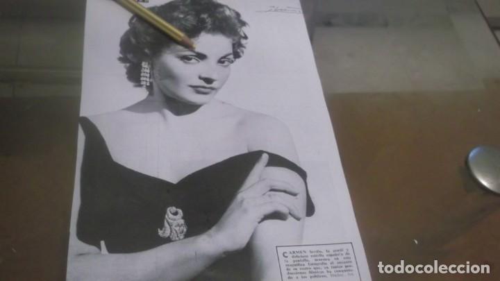 Otros Art&iacute;culos de Coleccionismo en Papel: RECORTE A&Ntilde;O 1956 - LA CANTANTE Y ACTRIZ ESPA&Ntilde;OLA CARMEN SEVILLA