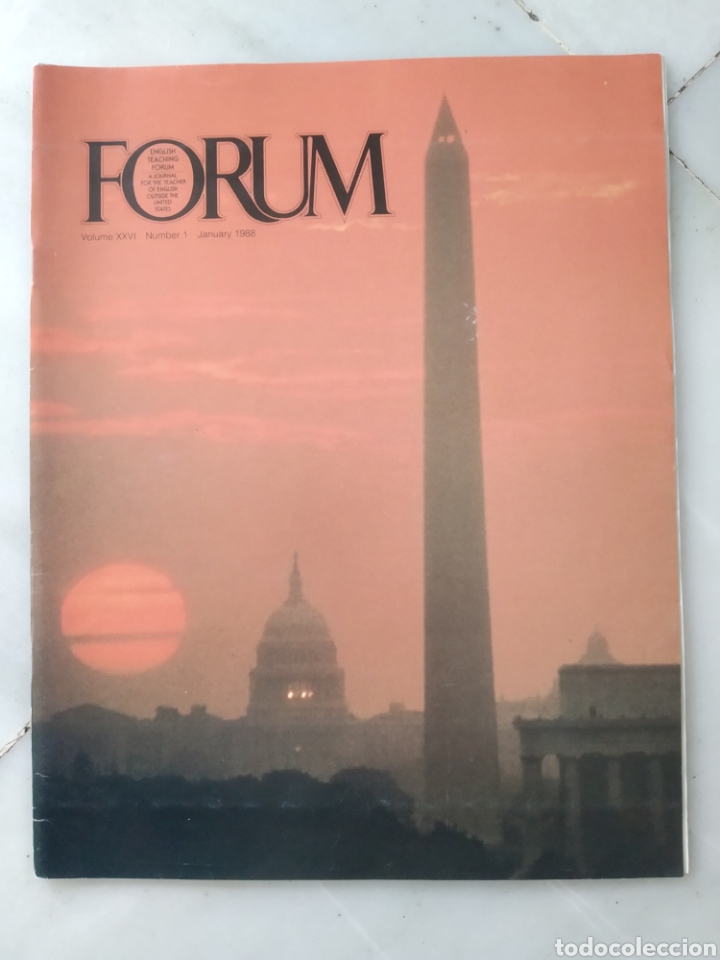 Otros art&iacute;culos de coleccionismo en papel: FORUM. ENGLISH TEACHING FORUM. 1988. - Foto 1