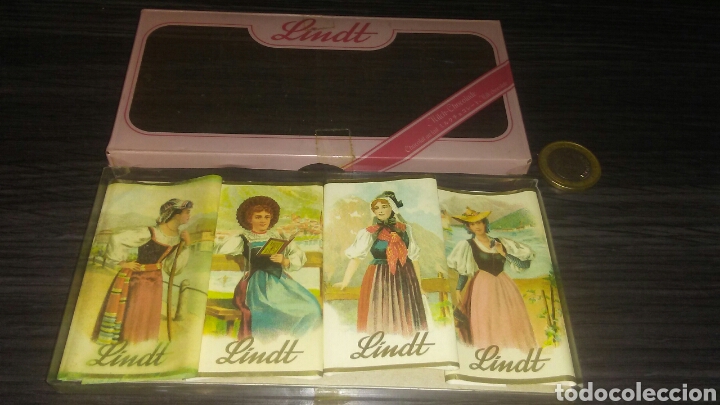Paper Collecting Others: ENVASE DE CHOCOLATES LINDT A&Ntilde;OS 80 -90 POR LA FECHA DE CADUCIDAD