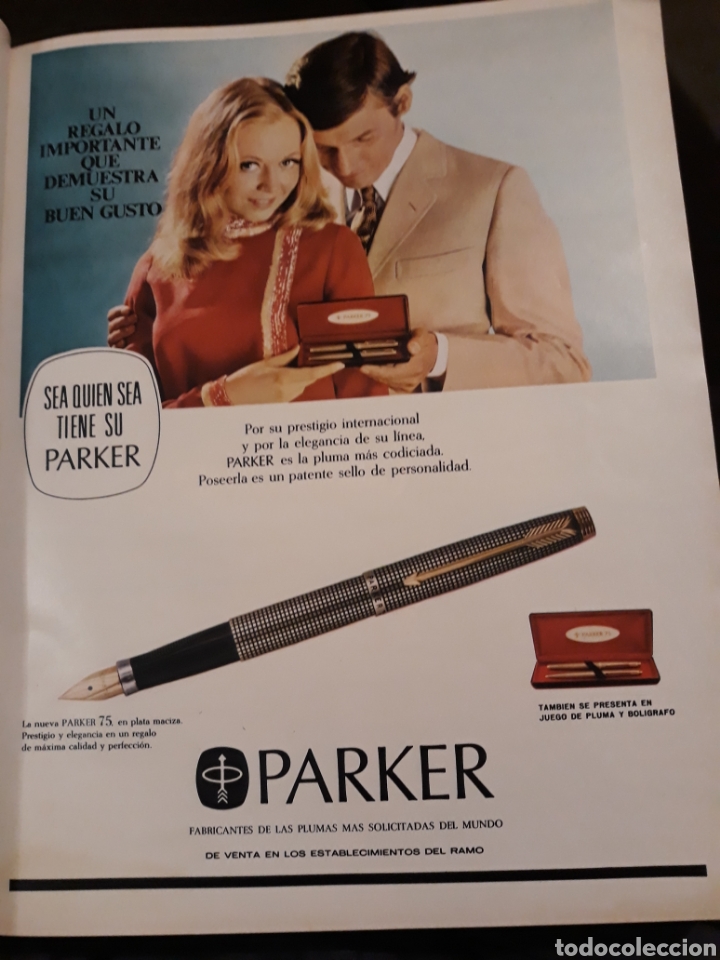 Outros artigos de papel: PUBLICIDAD DE PARKER A&Ntilde;O 1971 - 33 X 27 CM
