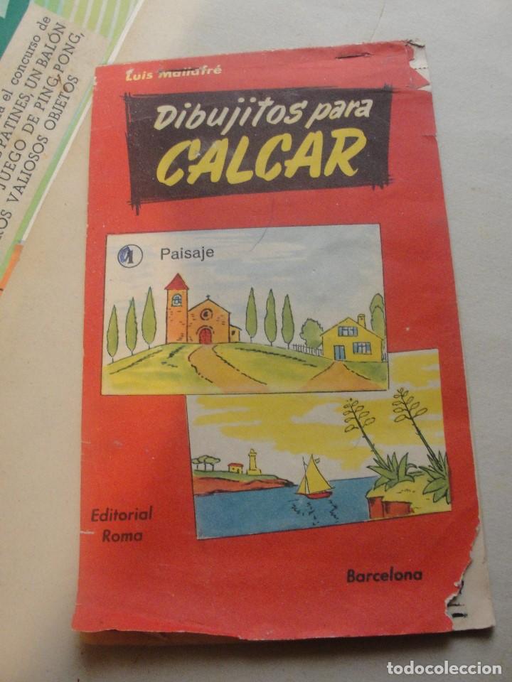 Otros Art&iacute;culos de Coleccionismo en Papel: DIBUJITOS PARA CALCAR N&ordm; 1 - PAISAJE - EDITORIAL ROMA - MALLAFRE 1965