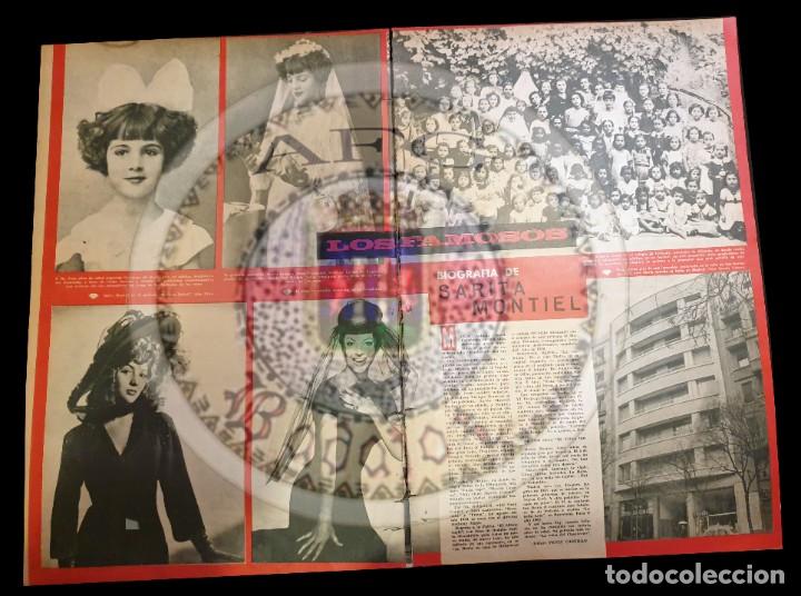 Otros art&iacute;culos de coleccionismo en papel: SARA MONTIEL - BIOGRAFIA - A&Ntilde;O 1962 - 42 X 56 CM