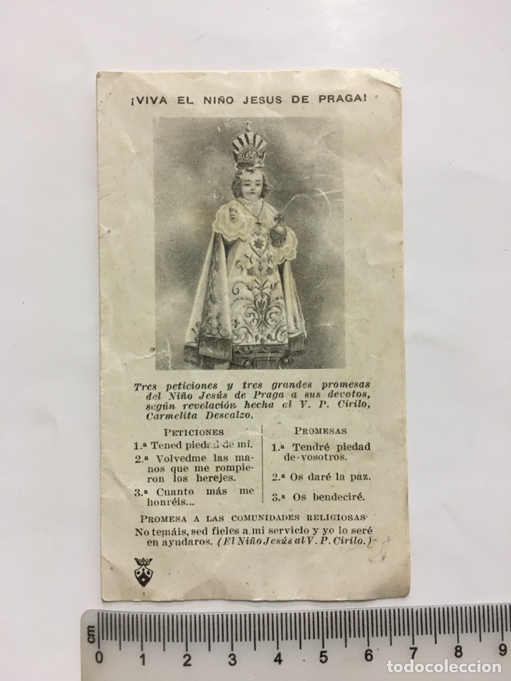 Otros art&iacute;culos de coleccionismo en papel: NOVENA AL MILAGROSO NI&Ntilde;O JES&Uacute;S DE PRAGA. DIPTICO. BARCELONA.