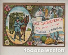 Otros art&iacute;culos de coleccionismo en papel: Felicitaci&oacute;n de navida - los carreteros - de &eacute;poca - no copia