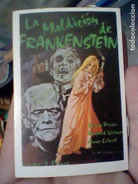 Otros Art&iacute;culos de Coleccionismo en Papel: VIDEO GUAY ED DALSA 1984 CROMO RECUPERADO COL PELICULAS N&ordm; 95 MALDICION DE FRANKENSTEIN