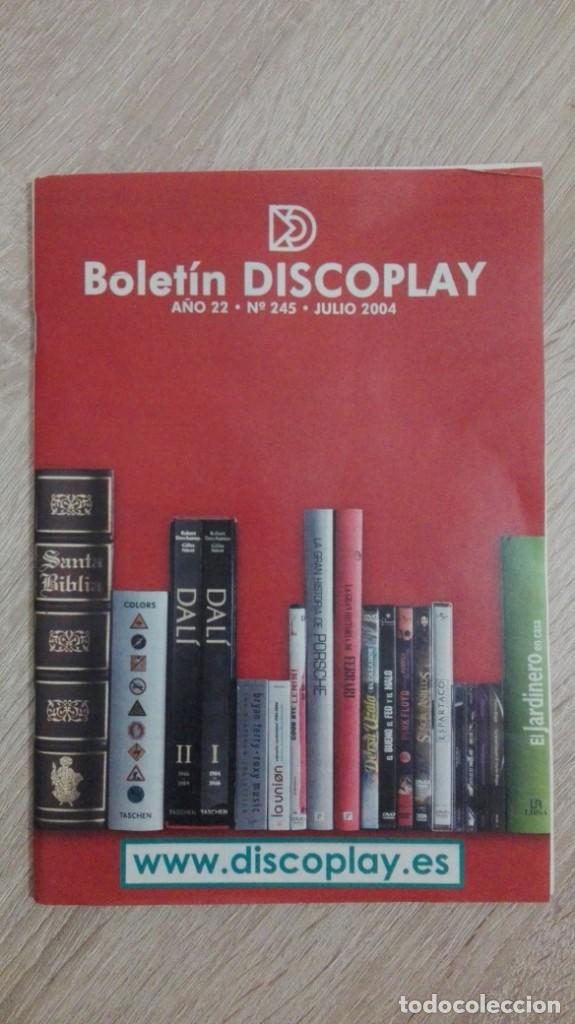 Sammelleidenschaft Andere Papierartikel: B.I.D.-BOLET&Iacute;N DISCOPLAY A&Ntilde;O 22 N&ordm;245 JULIO 2004.NUEVO.INCLUYE SOBRE RESPUESTA COMERCIAL.