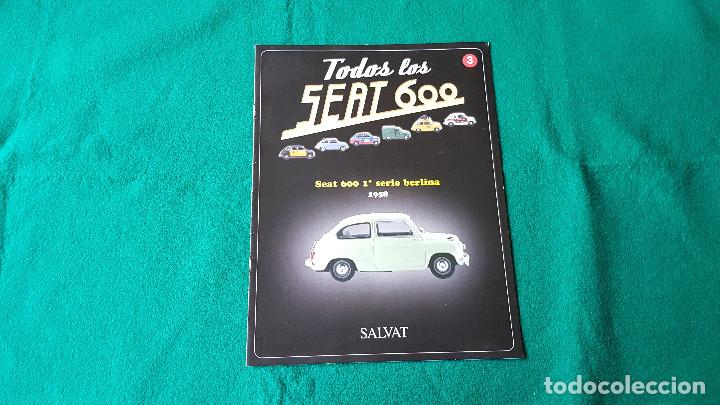 Otros art&iacute;culos de coleccionismo en papel: TODOS LOS SEAT 600 FASCICULO N&ordm; 3 SALVAT