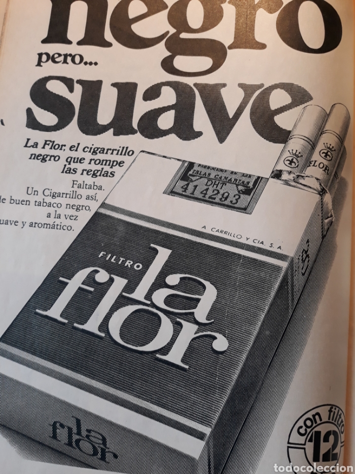 Otros art&iacute;culos de coleccionismo en papel: PUBLICIDAD DE CIGARRILLOS CON FILTRO LA FLOR . A&Ntilde;O 1969 . 30 X 22 CM