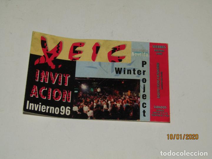 Otros Art&iacute;culos de Coleccionismo en Papel: Antigua Invitaci&oacute;n FLYER de XEIC Novelda - A&ntilde;o 1996
