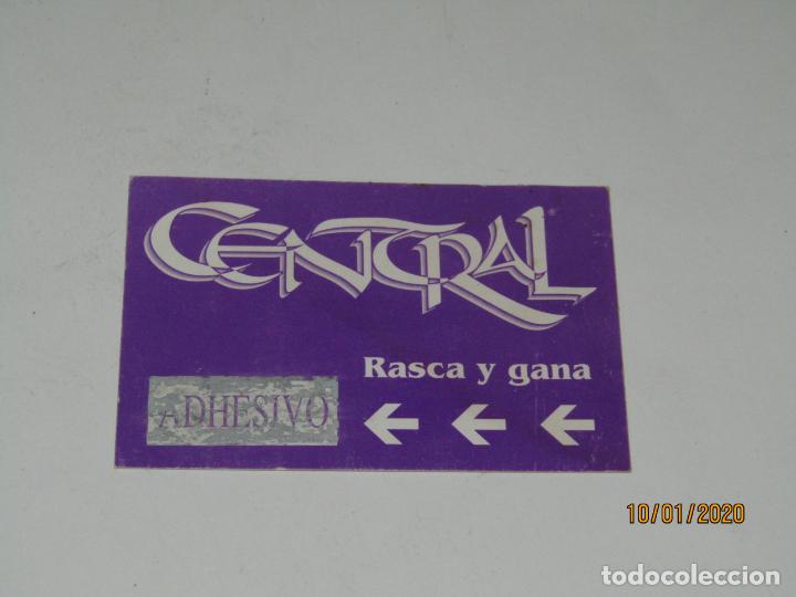 Otros Art&iacute;culos de Coleccionismo en Papel: Antigua Invitaci&oacute;n FLYER de CENTRAL Rasca y Gana - A&ntilde;o 1990s.
