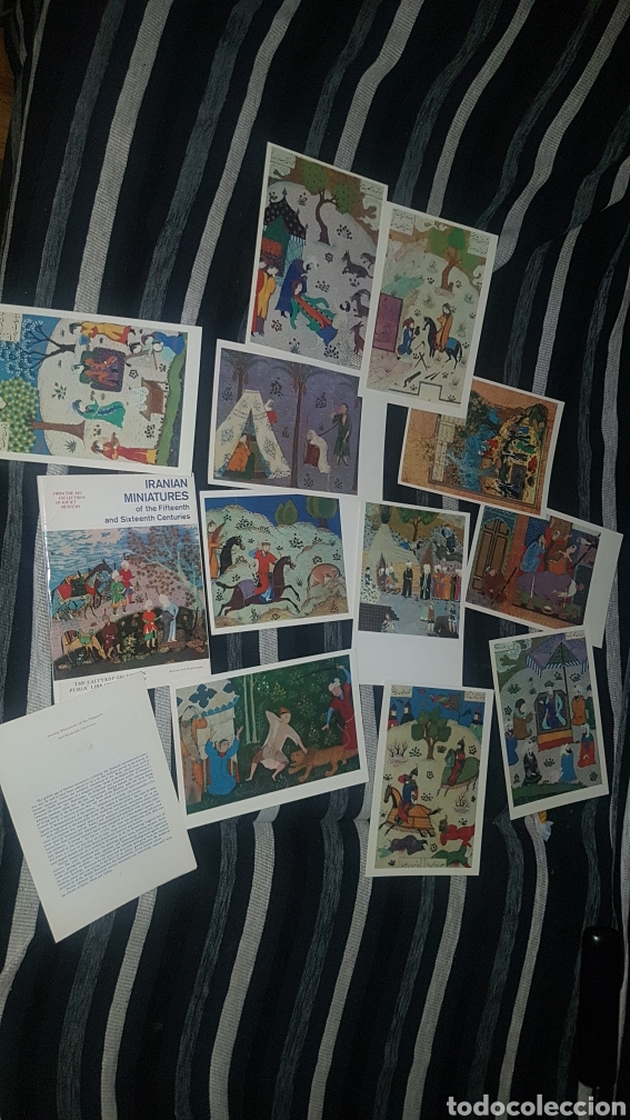 Otros Art&iacute;culos de Coleccionismo en Papel: Cat&aacute;logo con 11 l&aacute;minas de Iranian miniatures
