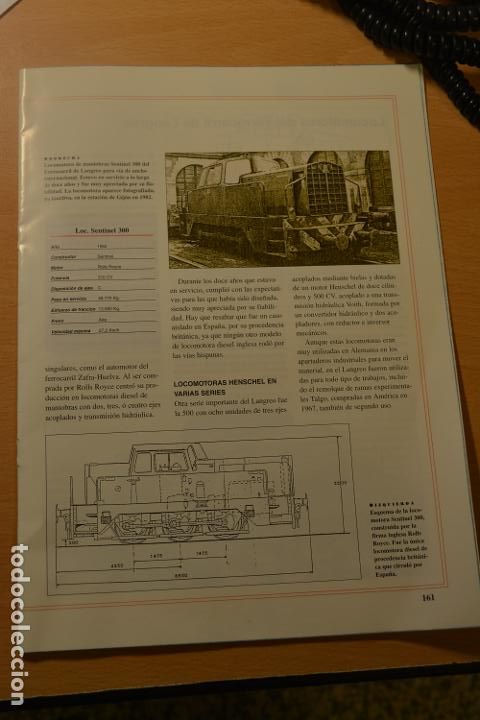 Otros Art&iacute;culos de Coleccionismo en Papel: TRENES.RECORTE DE REVISTA FERROVIARIA.ARTICULO DE 16 PAGINAS SOBRE MOTORES DE MANIOBRAS EN ESPA&Ntilde;A