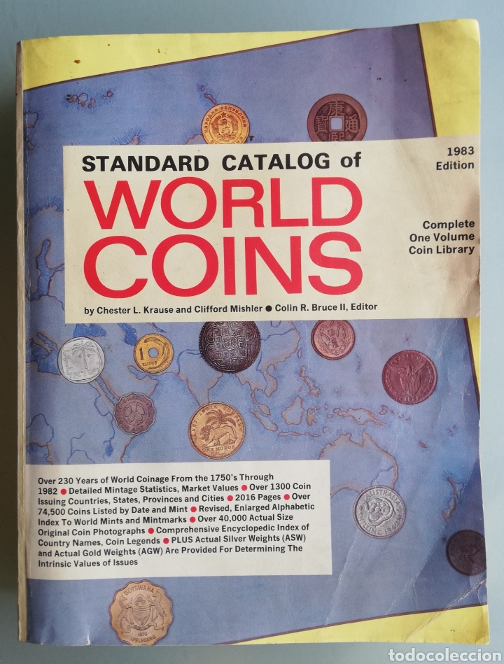 Otros art&iacute;culos de coleccionismo en papel: WORLD COINS - Edici&oacute;n del a&ntilde;o 1983 - Standard catalog