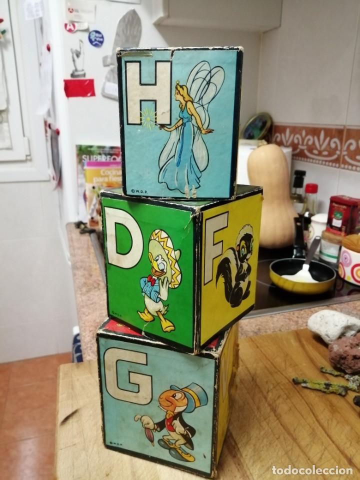 Otros Art&iacute;culos de Coleccionismo en Papel: TRES CUBOS DE CARTON APILABLES INFANTILES DISNEY A&Ntilde;OS 50