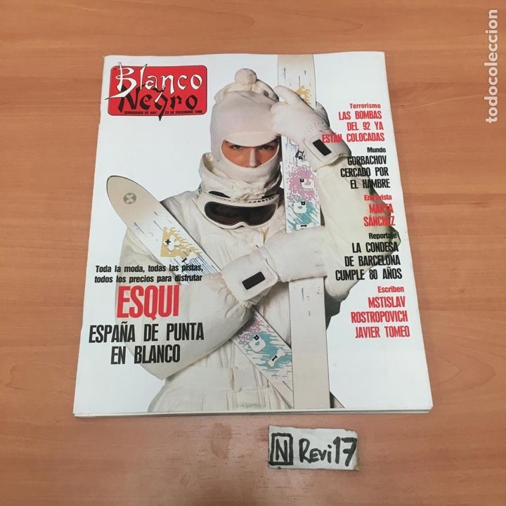 Otros art&iacute;culos de coleccionismo en papel: Revista Blanco Negro Esqui