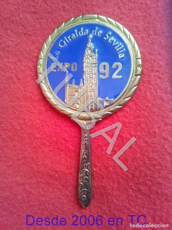 Otros art&iacute;culos de coleccionismo en papel: EXPO 92 PRECIOSO ESPEJO DE METAL SEVILLA CJ1