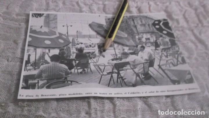 Otros Art&iacute;culos de Coleccionismo en Papel: RECORTE A&Ntilde;OS 50 - MADRID - LA PLAZA DE BENAVENTE , MOTO VESPA