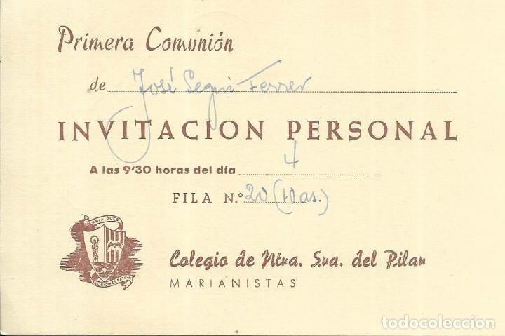 Outros artigos de papel: :::: LC584 - INVITACION PERSONAL A PRIMERA COMUNION