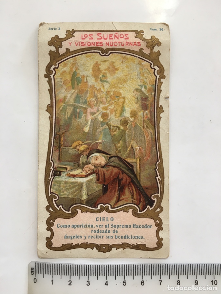 Otros Art&iacute;culos de Coleccionismo en Papel: ESTAMPA RELIGIOSA. VISI&Oacute;N STA. TERESA. F&Aacute;BRICA CHOCOLATES VTE. ROSELLO. PALMA DE MALLORCA. LIT. MADR