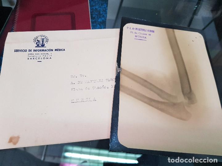 Otros art&iacute;culos de coleccionismo en papel: SOBRE CON FOTOGRAFIA DE RADIOGRAFIA FRACTURA TRAUMATOLOGIA MEDICO MURCIA 1949