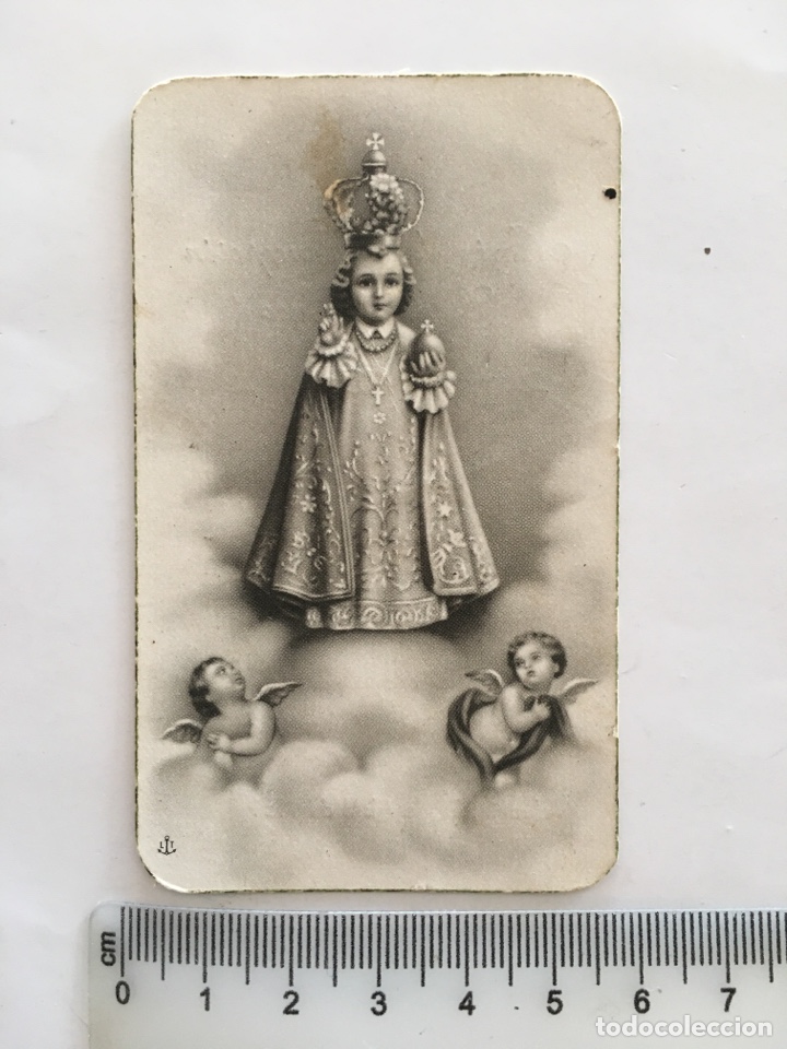 Otros art&iacute;culos de coleccionismo en papel: ESTAMPA RELIGIOSA. FIESTA NI&Ntilde;O JES&Uacute;S DE PRAGA. COLEGIO NTRA. SRA. DESAMPARADOS HNAS. CARMELITAS.1959