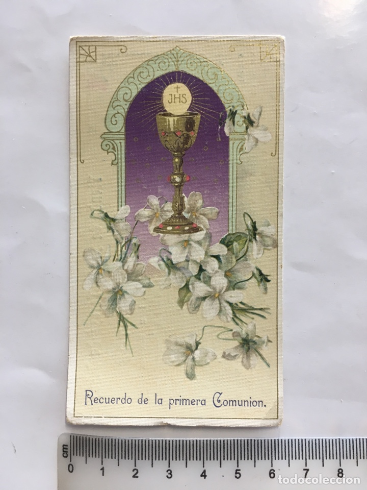 Otros Art&iacute;culos de Coleccionismo en Papel: POSTAL RELIG. EUCARIST&Iacute;A. TIENDA STA. TERESA JESUS. 1&ordf; COMUNI&Oacute;N. VALENCIA.