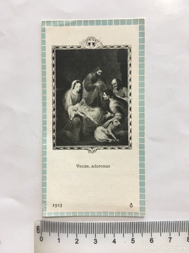 Otros art&iacute;culos de coleccionismo en papel: ESTAMPA RELIG. RCDO. FIESTA AL NI&Ntilde;O JES&Uacute;S. PARROQUIA STOS JUANES. MELIANA, 26-12-1940.