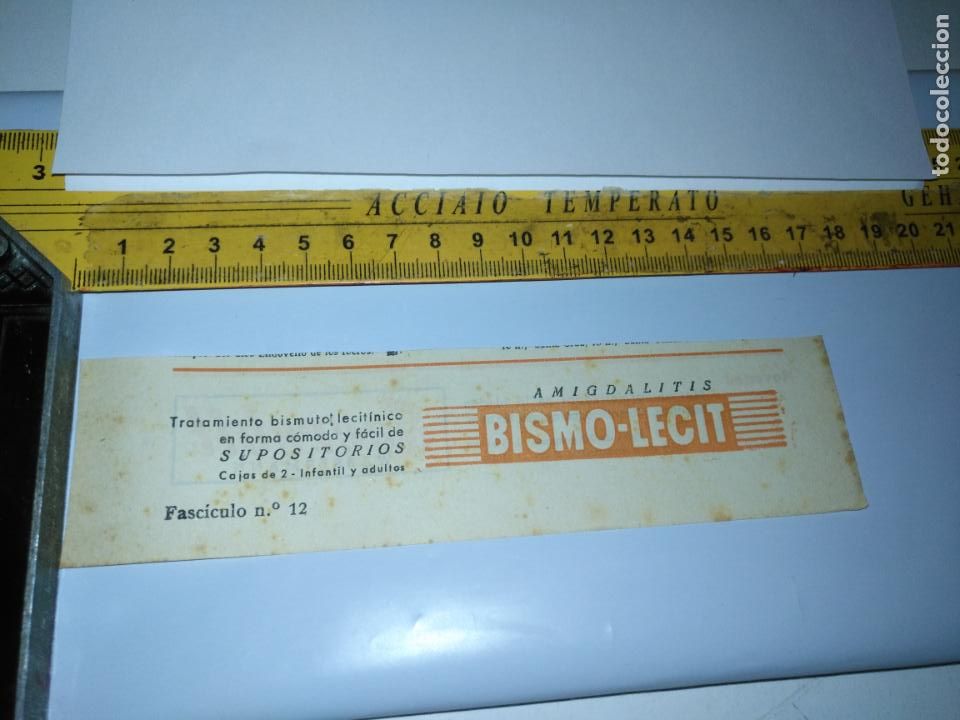 Paper Collecting Others: antigua publicidad de farmacia medicamento farmaceutico marca medicina , recorte de prensa