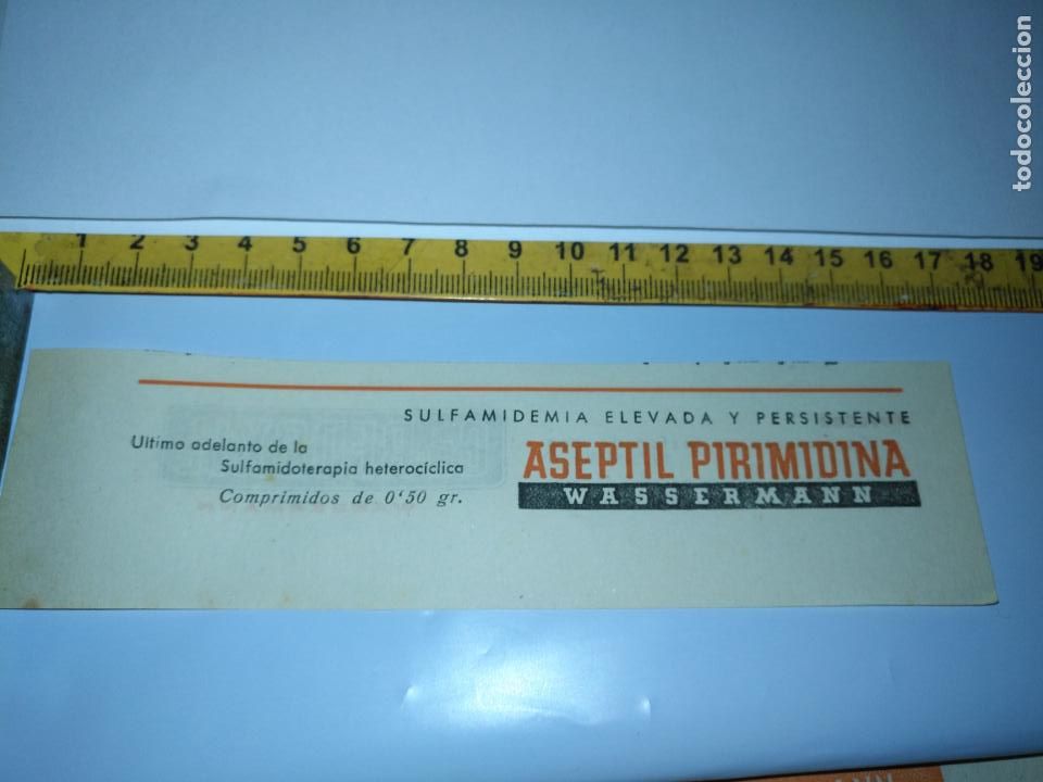 Paper Collecting Others: antigua publicidad de farmacia medicamento farmaceutico marca medicina , recorte de prensa