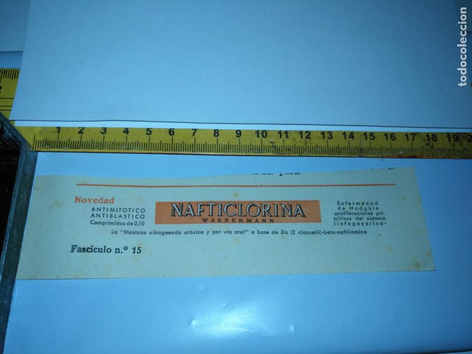 Outros artigos de papel: antigua publicidad de farmacia medicamento farmaceutico marca medicina , recorte de prensa
