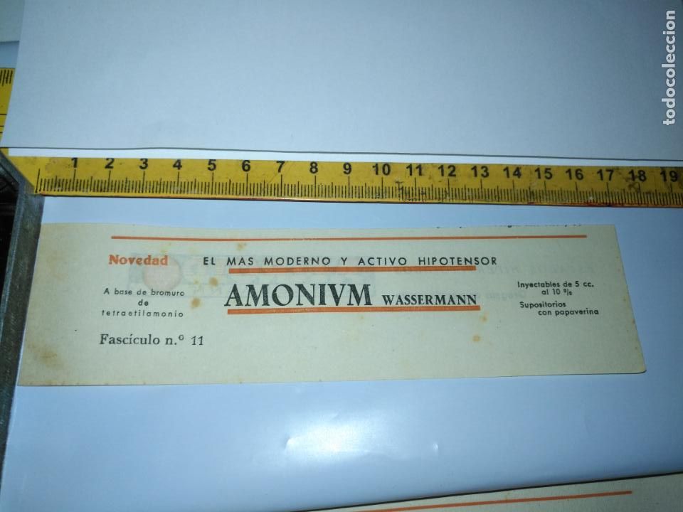 Outros artigos de papel: antigua publicidad de farmacia medicamento farmaceutico marca medicina , recorte de prensa