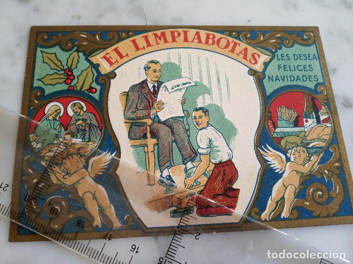 Otros art&iacute;culos de coleccionismo en papel: FELICITACION: EL LIMPIABOTAS les desea felices navidades.
