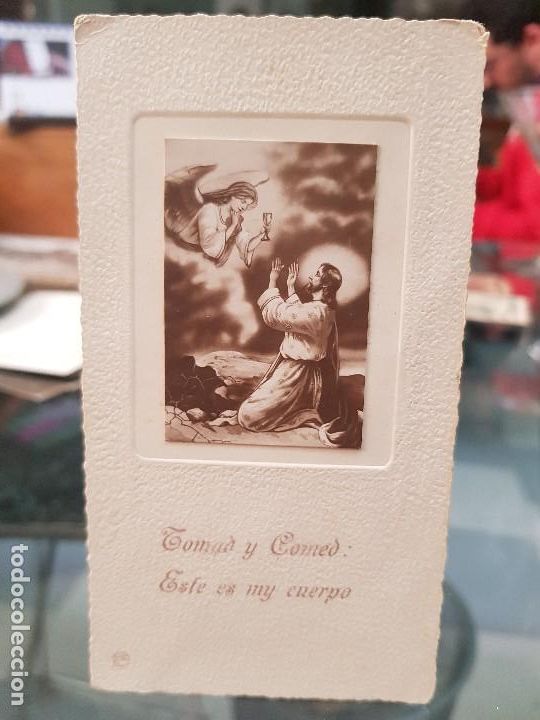 Sammelleidenschaft Andere Papierartikel: ANTIGUA ESTAMPA RELIGIOSA COMUNION ORIHUELA ALICANTE 1923