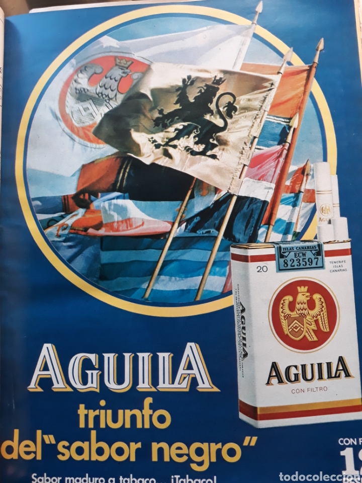Otros Art&iacute;culos de Coleccionismo en Papel: PUBLICIDAD DE CIGARRILLOS AGUILA . A&Ntilde;O 1971 . 33 X 25 CM